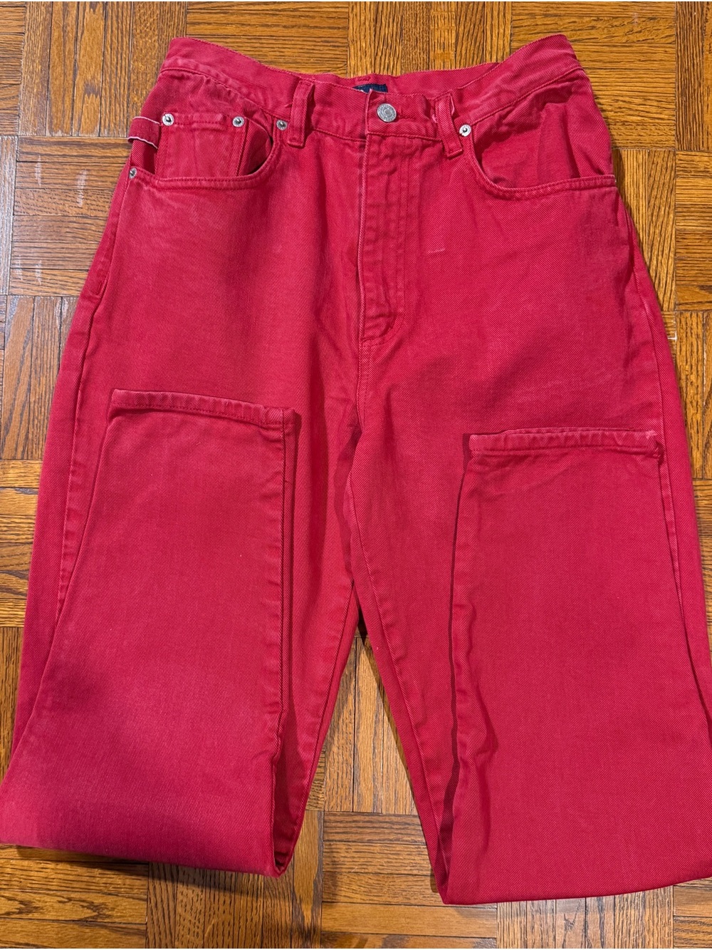 Pepe Jeans red denim pants